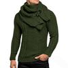 Men's Casual And Trendy Long-sleeved Neck, Detachable Men's Warm And Slimming Pullover, Knitted Sweater