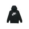 Nike Клубный флисовый пуловер с принтом и плюшевой подкладкой, мужская толстовка с капюшоном, черный BV2974-010