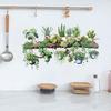 Potted Plants Shelf Wall Sticker Waterproof PVC Self-adhesive Living Room Bedroom Home Office Potted Greenery Shelf Decoration Decal