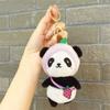 Плюшевые брелоки с помпоном, брелоки с плюшевой пандой, брелоки с куклой пандой, для женщин и девочек