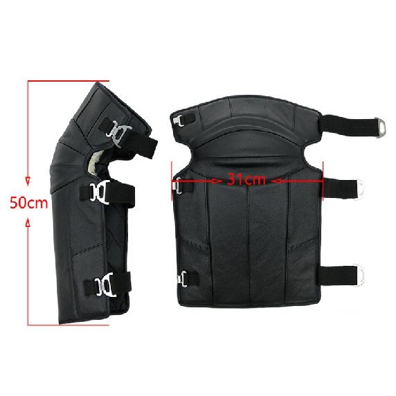 LMoDri кожаные шерстяные наколенники для скутера, теплые наколенники для езды на велосипеде, зимняя езда на мотоцикле, толстые ветрозащитные наколенники для холода