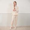 Lunaluz Women S Cotton Long Sleeve Two Piece pajamaS Fomini