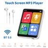 Новый MP3-плеер 2025 года Bluetooth 5.2 MP4 Музыкальный плеер 1,77-дюймовый сенсорный экран Музыкальный плеер с FM-радио Спортивный Walkman До 128 ГБ