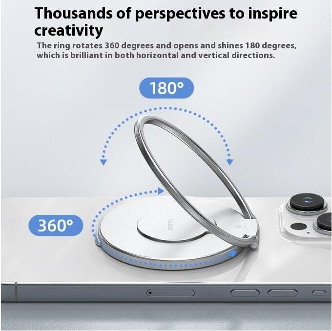 Osmo Mobile 7 SE Совместимый стабилизатор Магнитная база-адаптер Серия iPhone Серия Android Совместимый Магнитный адаптер из алюминиевого сплава Магнитный MagSafe