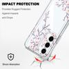 Прозрачный чехол для телефона 'Цветочный танец' для Samsung Galaxy S26 S25 S24 S23 FE Plus Ultra, мягкий чехол из ТПУ