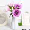 2 Fork Magnolia Artificial Flower Ornaments Photography Props Festival Table Flowers Decoration