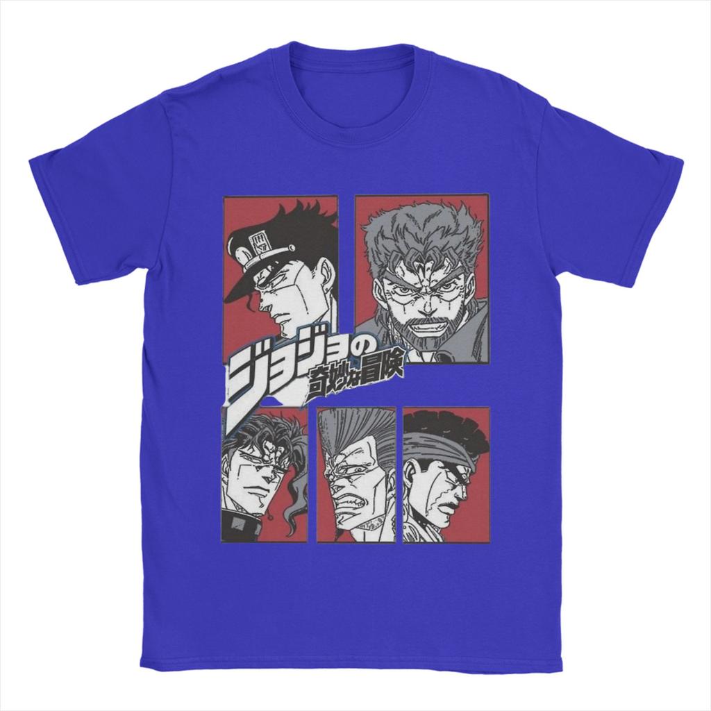 Крутая футболка Chrono Pulse Fighters JoJos Bizarre Adventure для унисекс, с круглым вырезом, хлопковая, с коротким рукавом, одежда