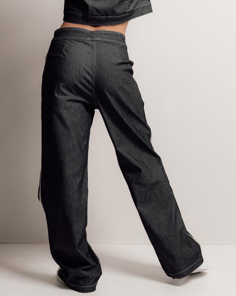 Костюм женский Butella 17024 M серый джинс (пиджак, штаны)