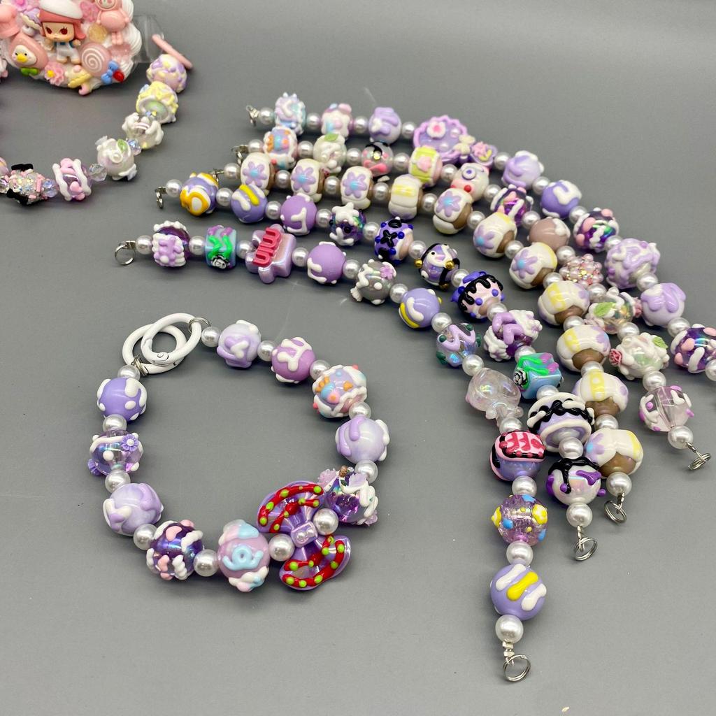 Сделай сам цепочку для телефона из бусин с оригинальным дизайном - Модный противоутерянный задний зажим