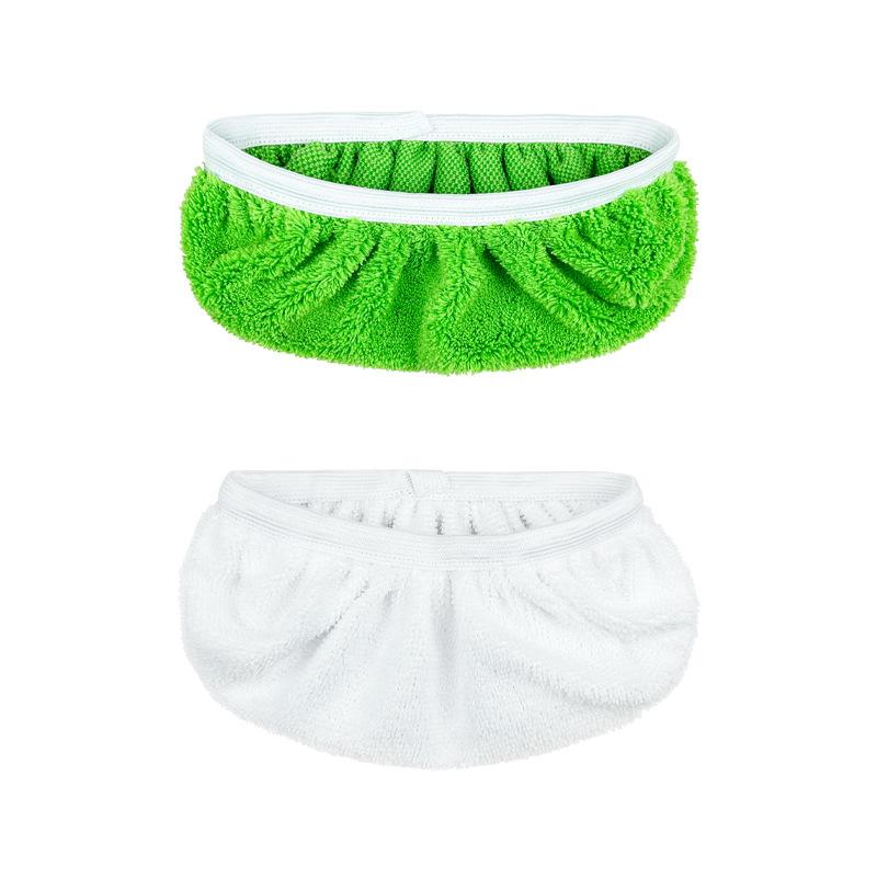 Утолщенная резинка, плоская швабра, коралловый флис/микрофибра/синель, сменная вращающаяся швабра, чистящая подушечка для ванной комнаты