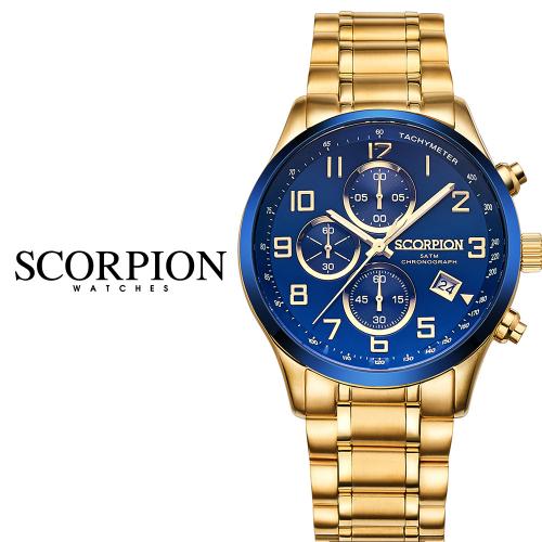 [SCORPION] SCORPION Neith Хронограф Металлические часы SP3348M-GBU