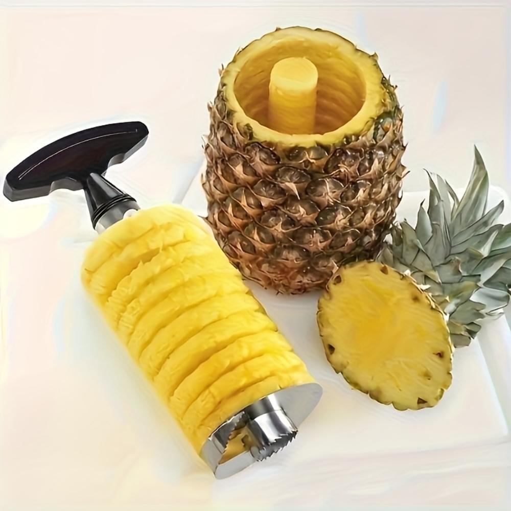 Stainless Steel Pineapple Nucleator and Slicer, Stainless Steel Pineapple Nucleator, Fruit Strawberry Nucleator, Kitchen for Easy Peeling and Slicing