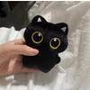 Милая черная кошка Плюшевая игрушка Маленький кулон Уютная подушка для мальчиков и девочек Подарок на день рождения Мягкая кукла Кошка