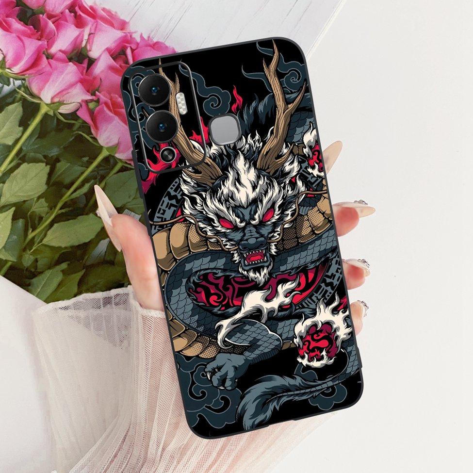 Чехол-крышка для Infinix Hot 12 Play Милый Кот Роскошная Мода Забавный Расписной Корпус Телефона Для Infinix X6816 X6816C
