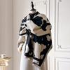 Autumn And Winter Imitation Cashmere Scarf, Girls' High-End Shawl, Commuting Cold-Proof And Warm Scarf