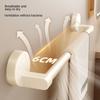 Single/Double Rod Aluminum Towel Bar Strong Adsorption Bath Towel Holder Bathroom