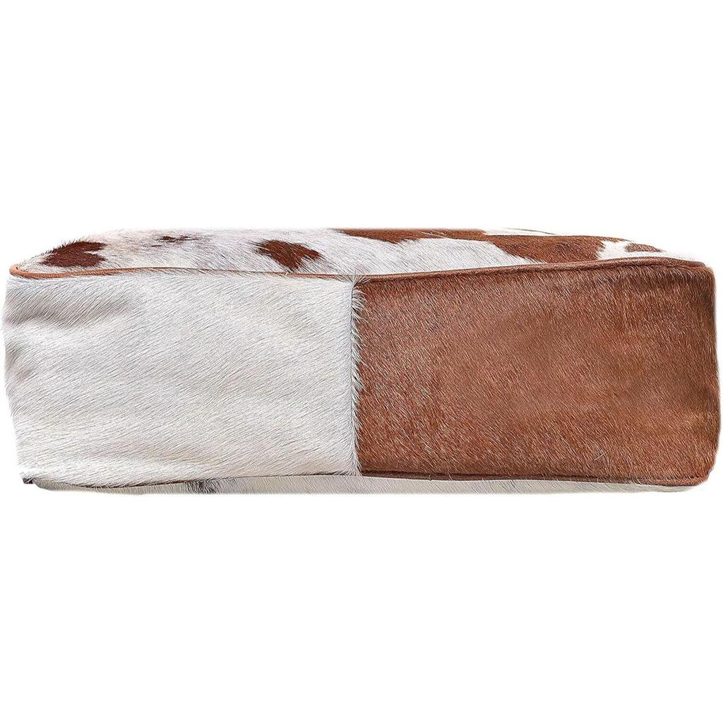 Women's Western Classic Cowhide Tote Bag Shoulder Handbag with Freebie Clutch Shoulder Hand Bag Classical Tote