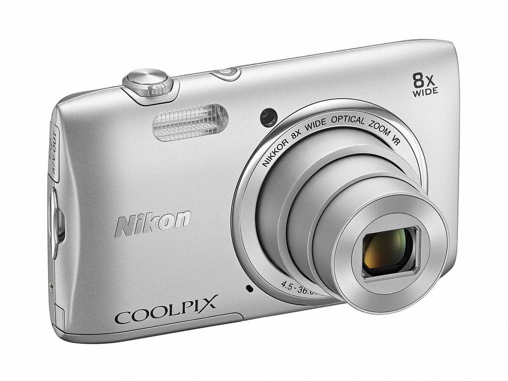 Nikon Digital Camera COOLPIX S3600 8x Zoom 20.05 Megapixel Crystal Silver S3600SL