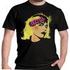 Футболка Blondie Официальный Панк Логотип Мужская Рок Футболка Дебби Харри Черная