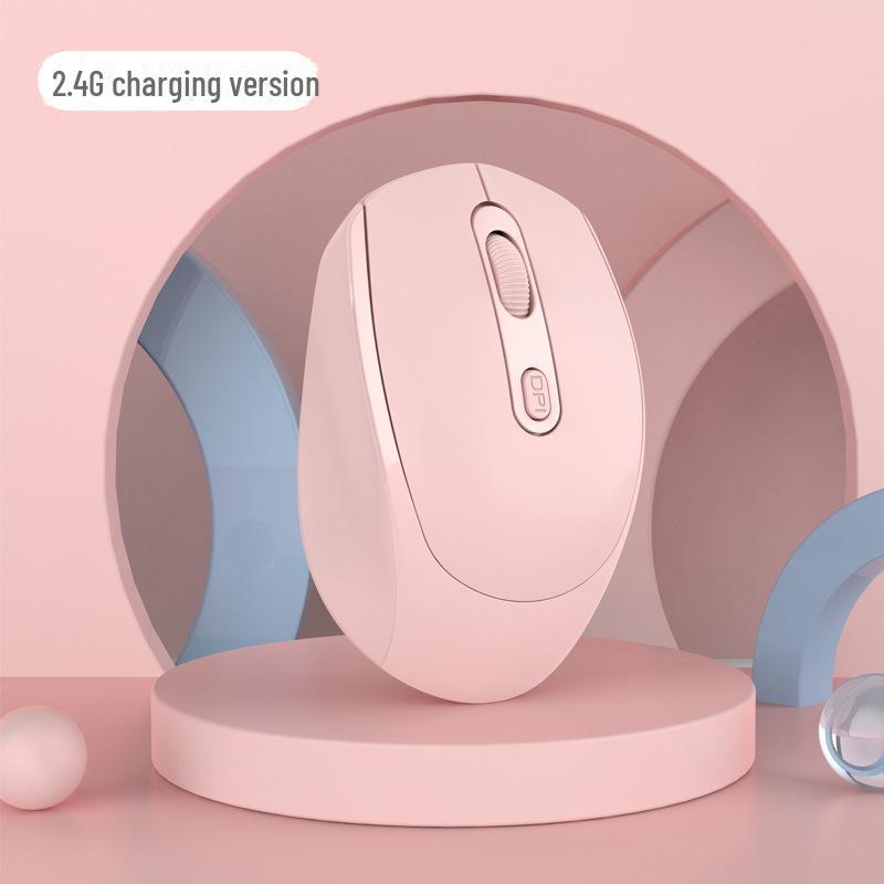 Rechargeable Silent Dual Mode Wireless Bluetooth Mouse for Home, Office, and Gaming