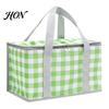 Camping Lunch Bag Insulated Picnic Bag, Foldable Thermal Basket for Outdoor, Heavy Aluminum Frame Duty Foil Cooler Food, Accessory