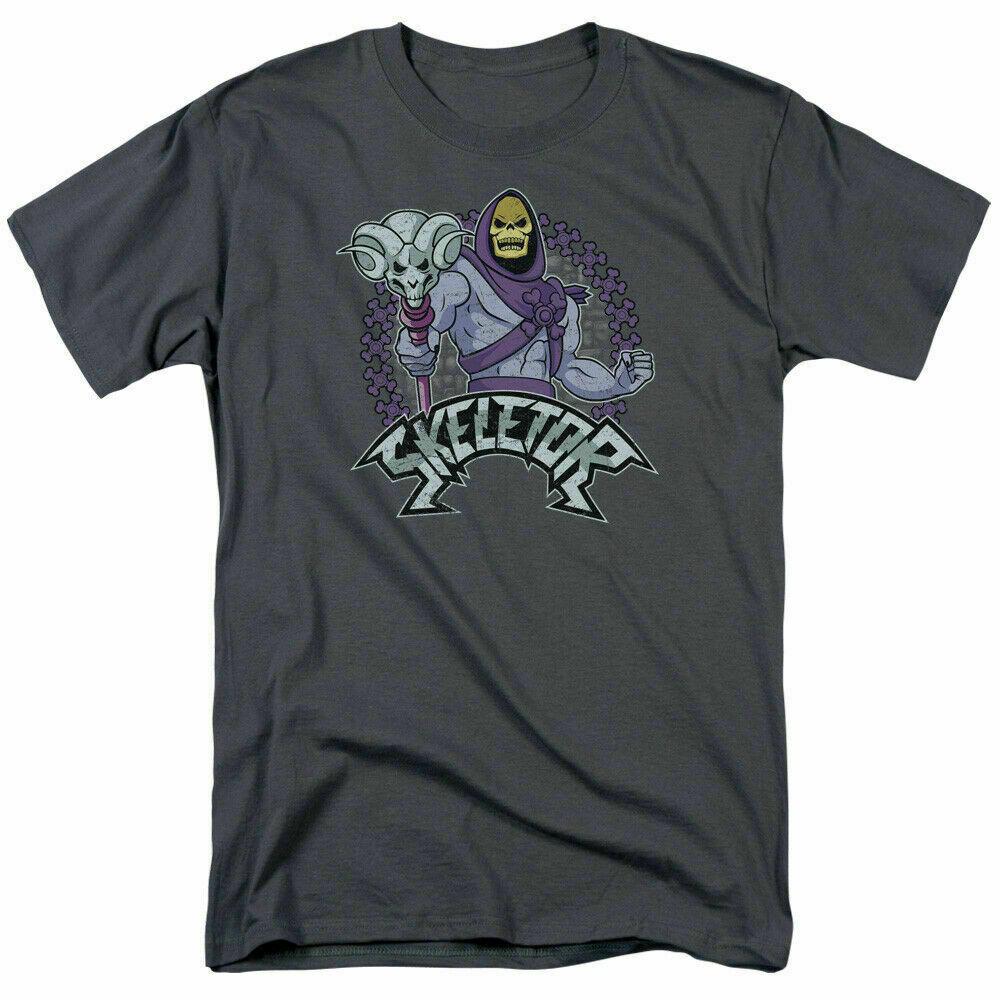 26 Masters of the Universe Skeletor T Shirt Mens Licensed Cartoon Merch Charcoal Unisex T-Shirt