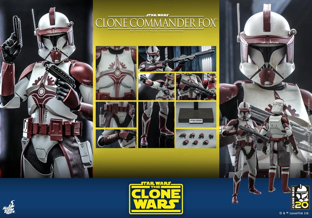 TV Masterpiece Star Wars: The Clone Wars Commander Fox 1/6 Scale Figure