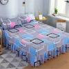 3PCS/Set Bed Sheet Set Flower Bedspread - Non-Slip Bed Dress Sheet for King/Queen Size 1.5M/1.8M/2M Beds Soft Home Bedding Cover