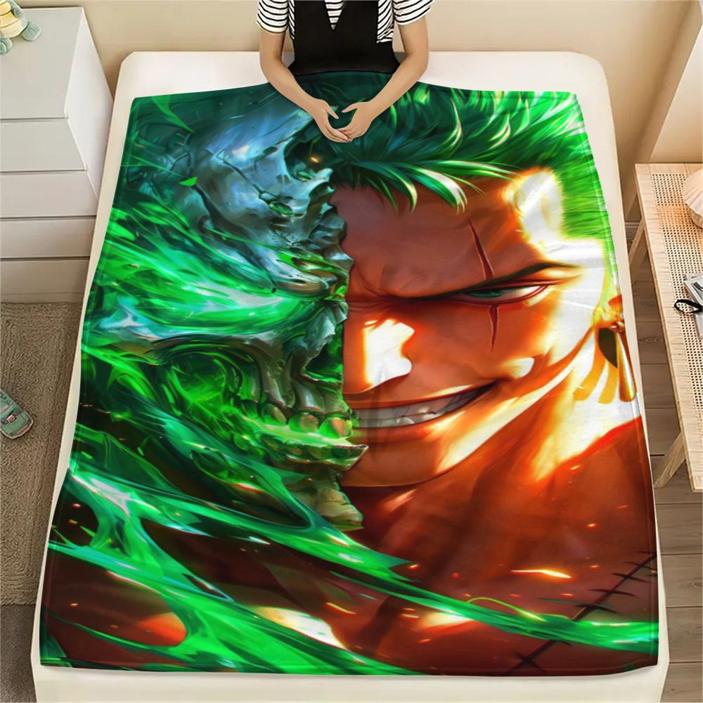 Zoro Comfort Journey Printed Blanket, Flannel Blanket Perfect for Indoor Bedroom, Chair, Sofa and Picnic.-TING