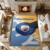 Ciudad de Manchester (28) Personaliza tu alfombra con nombre, cojín para silla de oficina, regalo para dormitorio sala de estar del hogar.