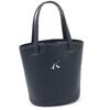 Embossed Shrink Handbag That Makes Scratches Less Noticeable Dark Stitch 10901 [Kitamura] Y-1350 Women's Blue/White [Navy]