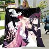 Puella Magi Madoka Magica Cartoon Soft Plush Blanket,Flannel Blanket Throw Blanket for Living Room Bedroom Bed Sofa Picnic Cover