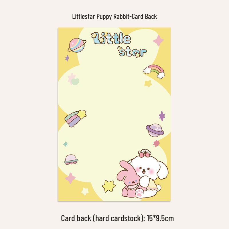 Самоклеящийся милый набор пакетиков для упаковки карточек для маленьких карточек