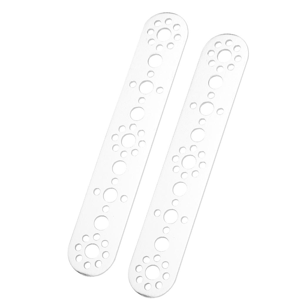 2 шт. алюминиевые пластины 9 отверстий сменные комплекты подходят для Tetrixrobotics аксессуары для роботов