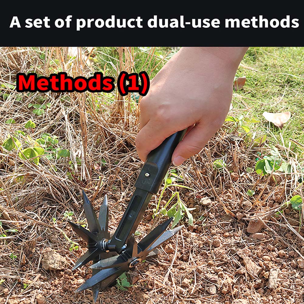 Ручной роторный культиватор Инструменты для газона Культиватор для газона Скарификатор для сада Аэратор Садовые инструменты для сада Садовые насаждения
