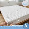 2026 New Queen King Quilted Waterproof Mattress Cover with Elastic Twin/Full Size Fitted Sheet Solid Color Bed Covers (No Pillowcase)