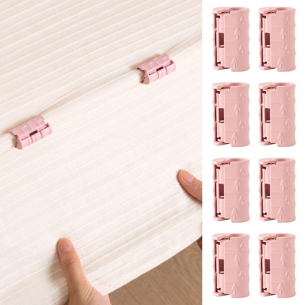 10pcs Pressure Resistant BedSheet Clips Adjustable Sheet Grippers Durable Mattress Holder