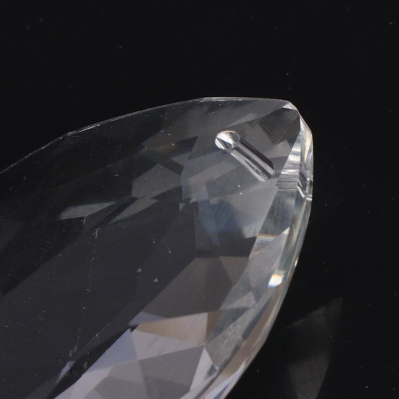 1 шт. прозрачные хрустальные подвески в виде конских глаз, стеклянные преломляющие призмы, ловец солнца, висящие для занавески, свадебной люстры, декора