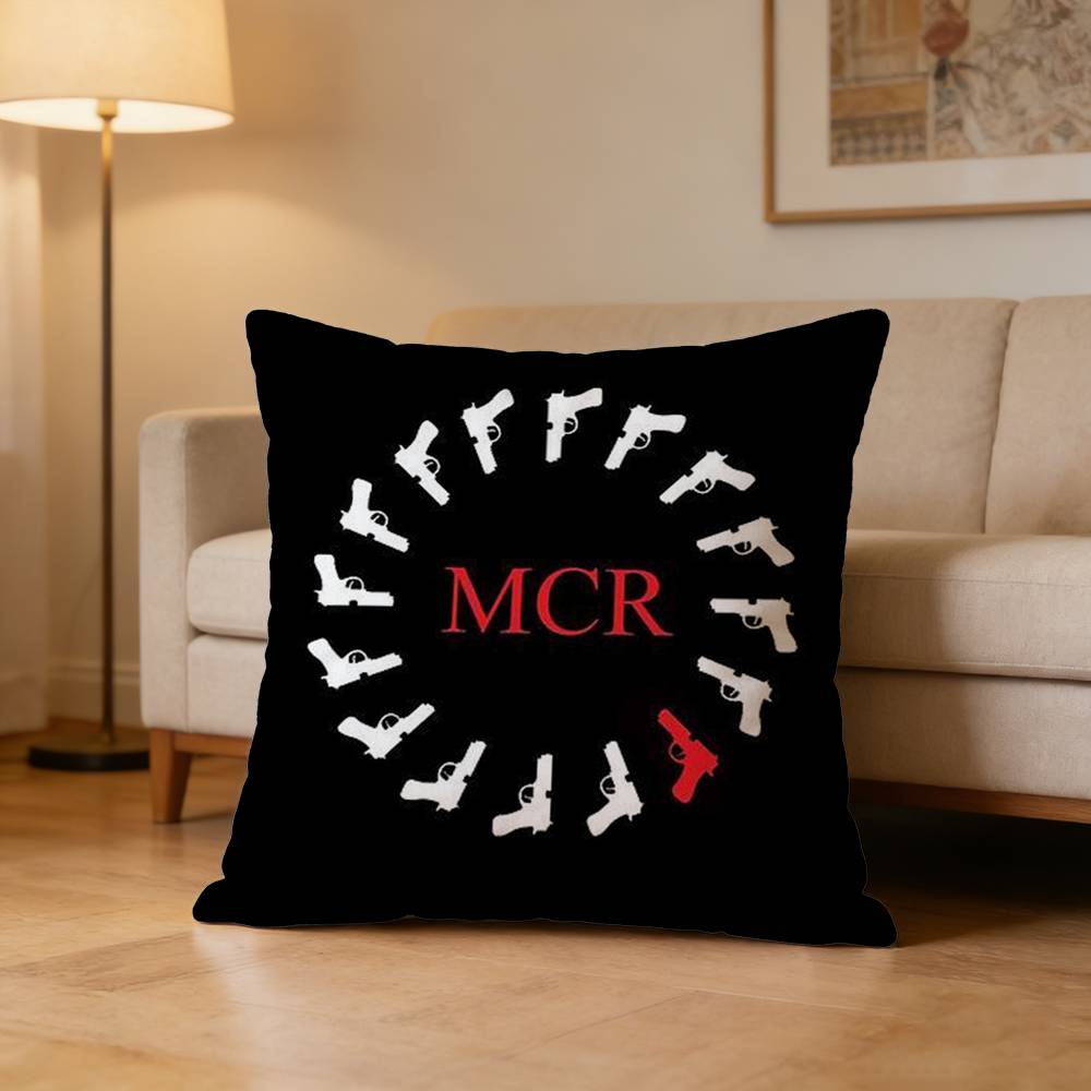 Моя CChemical RRomance MCR Наволочка С Рисунком Печатная Наволочка Для Гостиной Подушка На Диван