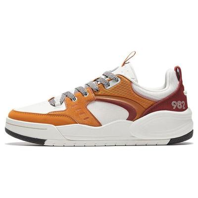 982Evo нескользящие износостойкие низкие кроссовки для скейтбординга женские кроссовки белые коричневые красные 122338062-5