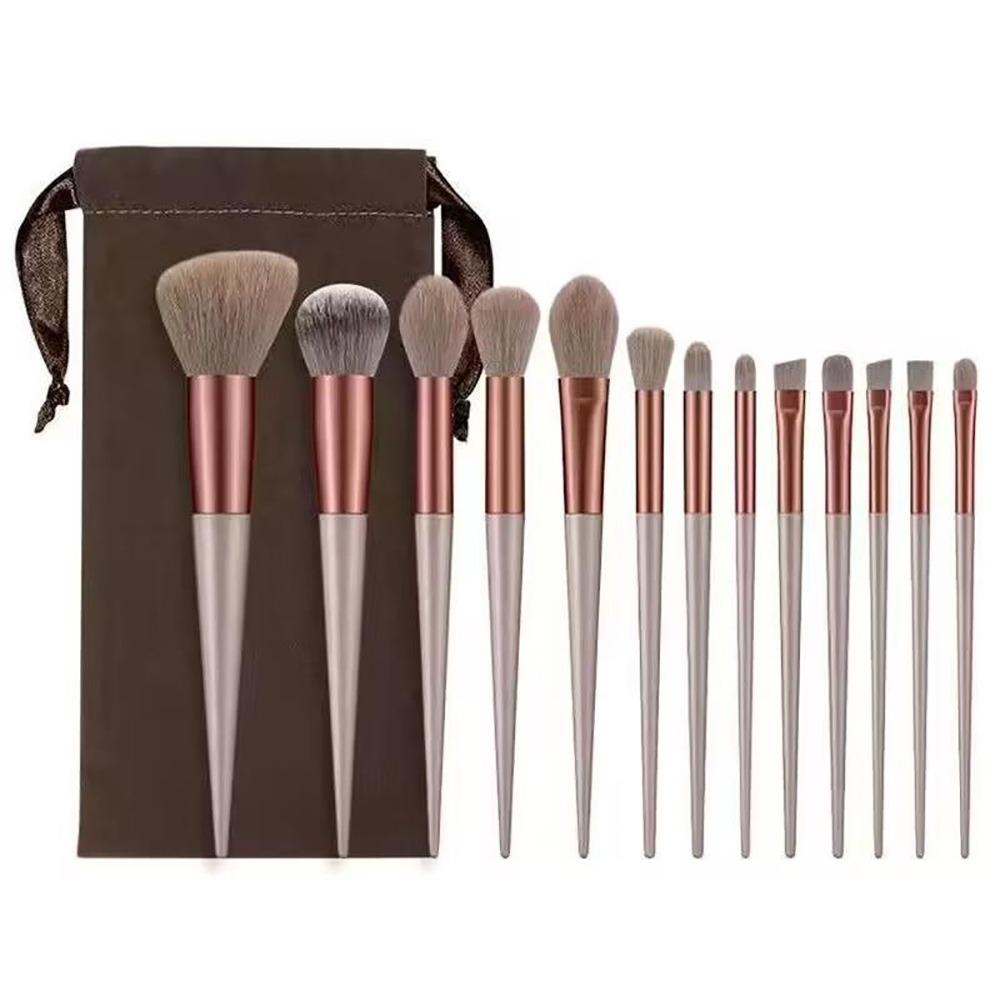 13pcs Professional Makeup Brush Set Soft Fluffy Make Up Tools Women Cosmetic Brushes Foundation