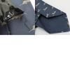 Used HERMES tie Animal motif silk Navy gray gray business