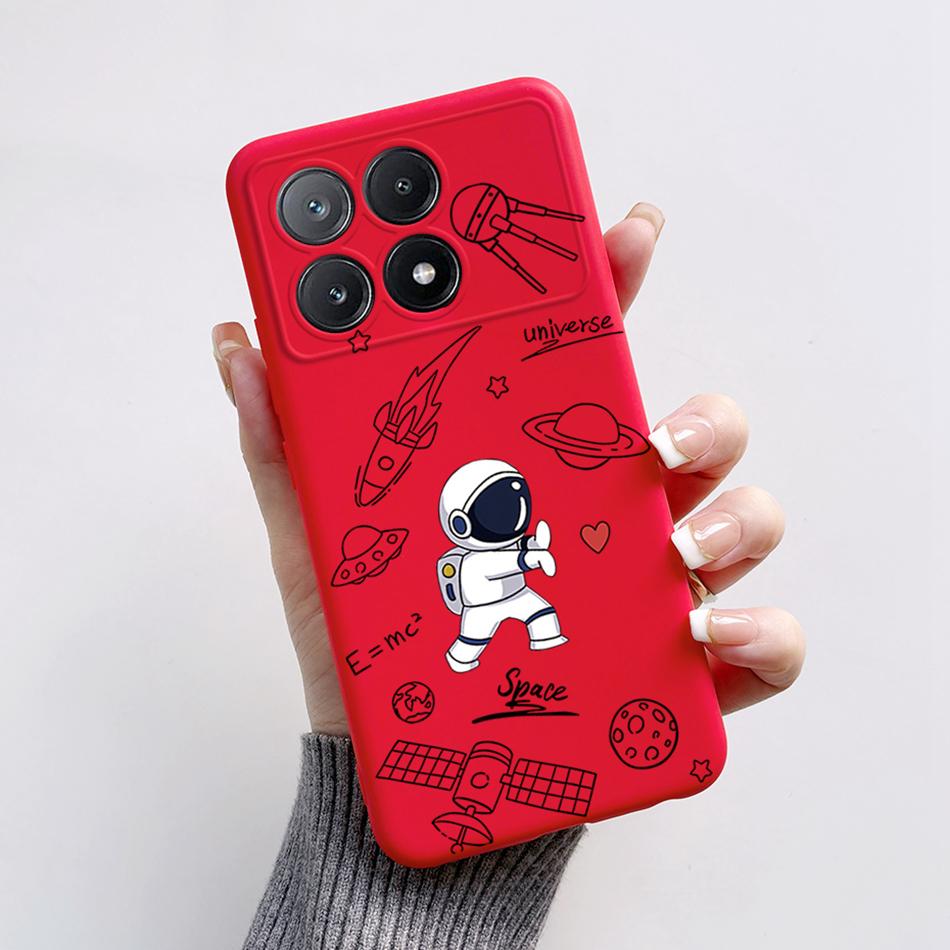 Чехол для Xiaomi Poco X6 Pro 2023 Модный Астронавт Мягкий Силиконовый Задний Чехол для Xiaomi Poco M6 Pro 5G Funda PocoX6 X6 Pro Бампер