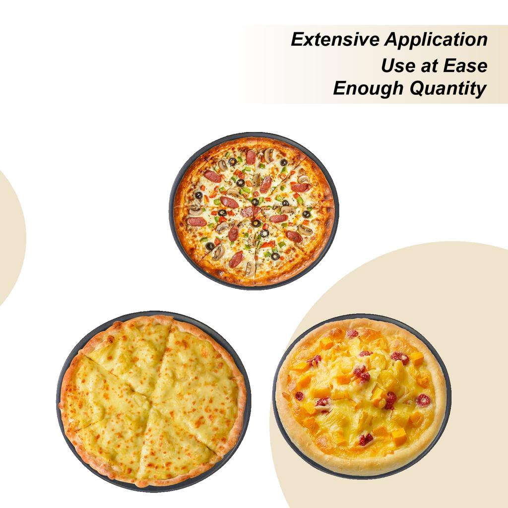 Pizza Pan Non-stick Serving Plates 1 Set Pizza Serving Tray For Home Home Restaurant Restaurant Outdoor Outdoor Barbecue Picnic
