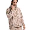 Men's Softshell Waterproof Camouflage Jacket Windproof Fleece Tactical Jacket Warm Army Military Uniform Coat Outdoor Hooded Camo Hunting Clothes