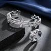 Clover Jewelry Set Bracelet Ring 18K Gold Plated Fashion Women