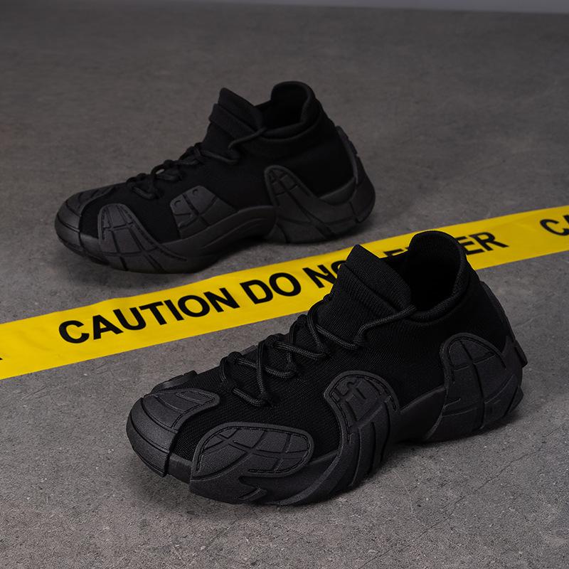 Мужская обувь Папины кроссовки Летающая вязаная сетка Универсальная повседневная обувь Дышащие одинарные кроссовки Кроссовки на платформе Летающая вязаная обувь Обувь-осьминог