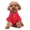 Puppy Solid Color Buttoned Polo Shirt Pet Clothes T-Shirt