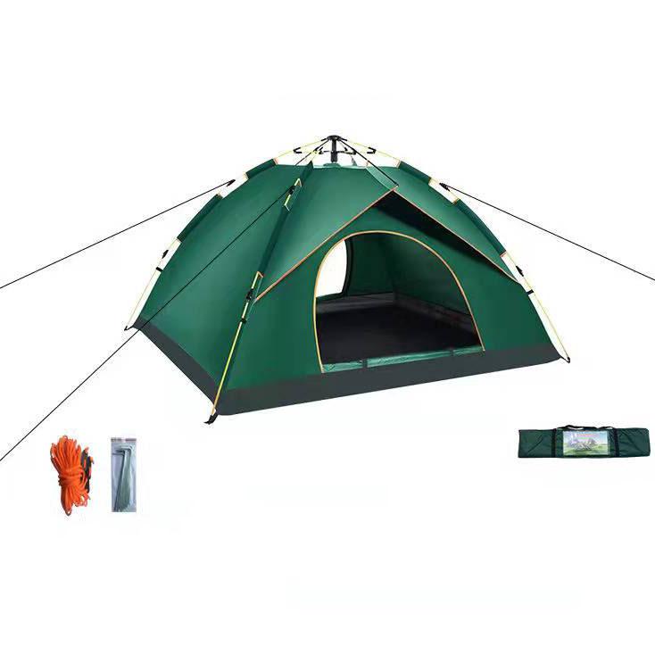 Открытая палатка для кемпинга с автоматической скоростью, открытая большая космическая палатка, непромокаемая палатка для путешествий на 2-3 человека