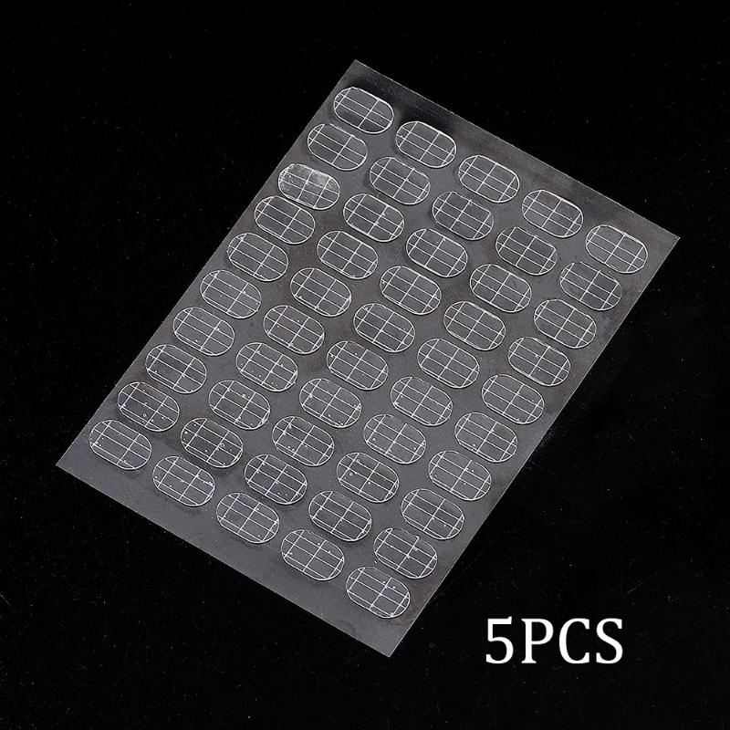 Прозрачная двухсторонняя клейкая лента Бесследная Паста для доски для демонстрации ногтей Практика Фиксирующая основа Желейный клей Инструмент для маникюра